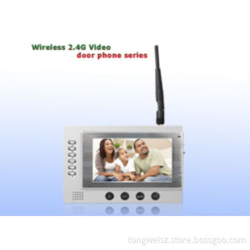 Smart home wireless video doorphones, 7-inch color TFT LCD screen, recording